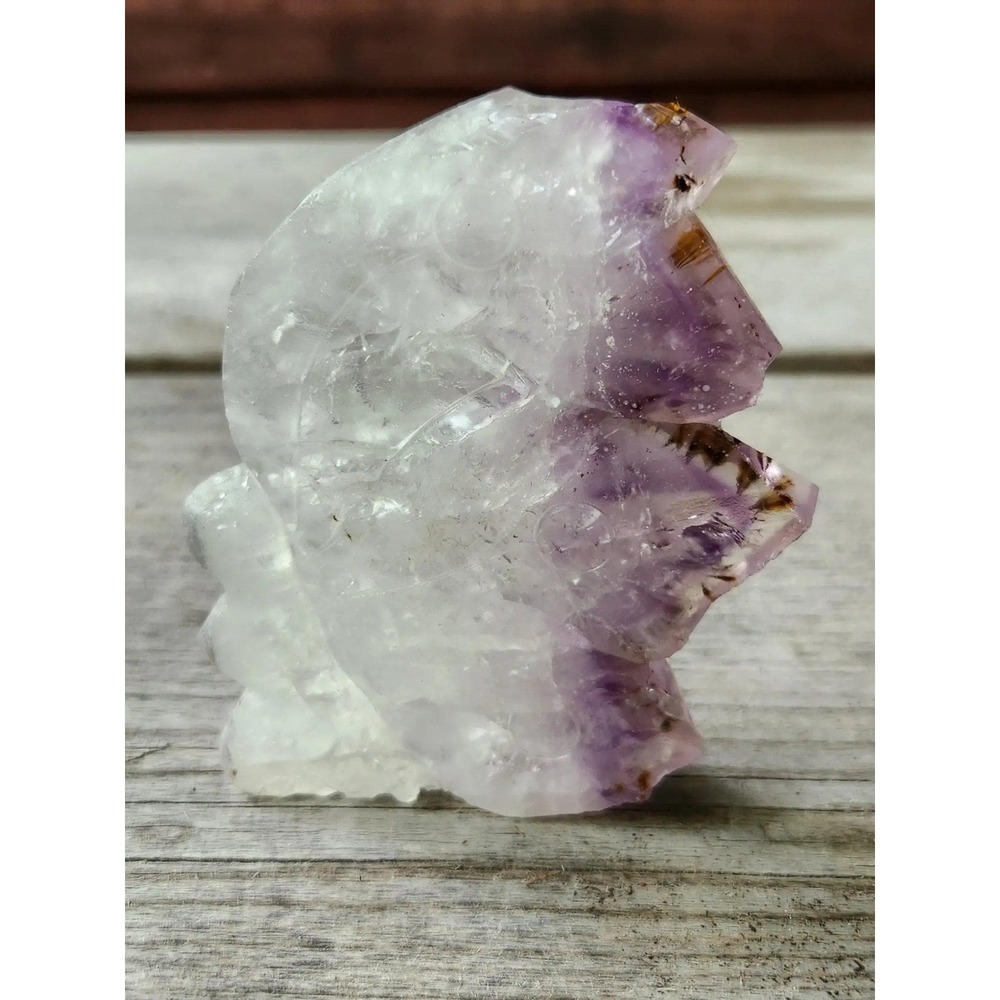Medium Small Carved Amethyst Fairy 4 Inch Crystal for Healing Soothing
